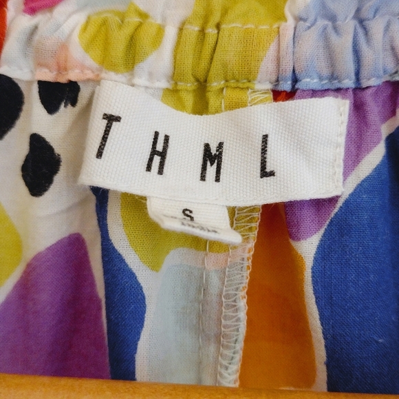 THML Multicolor Ruffle Sleeve Blouse - Picture 6 of 7